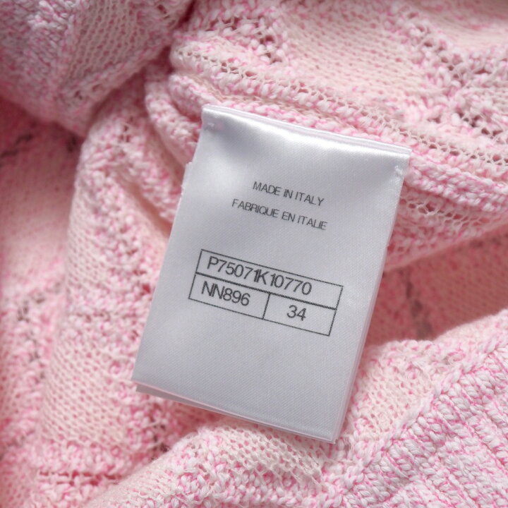 楽天市場】2023年製□CHANEL シャネル ニット サイズ34 長袖  