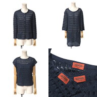 Missoni ミッソーニ アンサンブルスーツ サイズ40/42 レース ニット ノースリーブ ワンピース カーディガ…