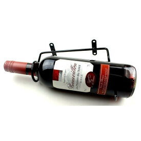 ワインホルダー アンティーク調 壁掛け ラック ワイン シャンパン ボトル ハンガー ケース インテリア ディスプレイ Anberotta W30 (ブラック) SSS