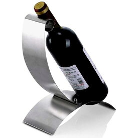 ワインホルダー ワインラック ステンレス製 シャンパン ボトル スタンド インテリア ディスプレイ Anberotta W41 (Bタイプ)
