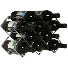 ワインラック ワインホルダー ワイン シャンパン ボトル 収納 ケース スタンド インテリア 10本収納可能 Anberotta W55 (シルバー) SSS
