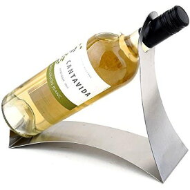 ワインホルダー ワインラック ステンレス製 シャンパン ボトル スタンド インテリア ディスプレイ Anberotta W76 (L型)