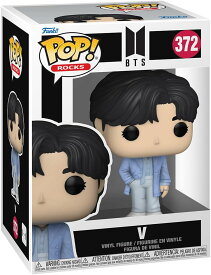 フィギュア Funko POP! BTS V #372 Proof ビニールフィギュア BTS キム テヒョン V メンバー アルバム Proof 活動姿 丸み 大きな頭 小さな体 プロポーション 特徴的 ヘアスタイル ファッション センス 台座付き 自立 ディスプレイ 箱 並行輸入品