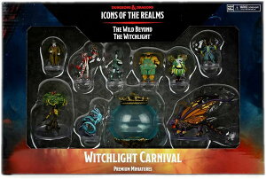 _WY&hSY D&D Icons of the Realms Premium Figures Witchlight Carnival WizKids hς݃~j`A 10̃Zbg 28-35mmXP[ e[ugbvRPG v~AtBMA sAi