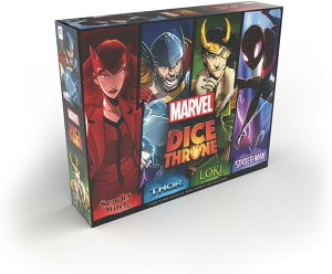 _CX[퓬{[hQ[ Marvel Dice Throne 4-Hero Box }[x _CX X[ 4q[[{bNX USAopoly XJ[bgEEBb` \[ L XpC_[} 2-4lp Ώ۔N8Έȏ p