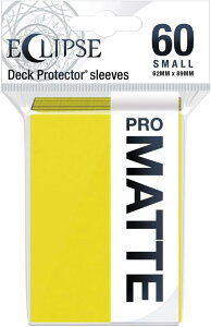 gJ fbLveN^[X[u Eclipse Matte Small Sleeves Lemon Yellow Ultra PRO X[TCYJ[hp VY @K[h fWTCGΉ 62mm×89mm 60 sobN ChromaFusion eNm