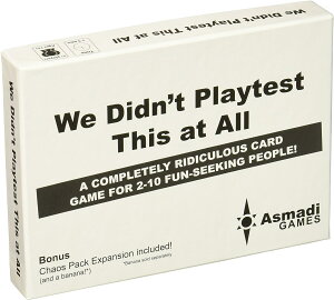 J[hQ[ We Didn't Playtest This at All Asmadi Games \s\ ss ΂   Z p[eB[Q[ Fl Ƒ @] ^ J[h IWiJ[h쐬 gJ[hZbg 