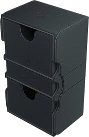 強化保護カードケース200+ ブラック Stronghold Deck Box 完璧なコレクション保護を実現