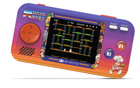 携帯ゲーム機 Data East Hits Pocket Player Data East社 名作8タイトル収録 300種類ボーナスゲーム搭載 2.75インチフルカラー液晶 前面スピーカー音量調節可能 3.5mmヘッドフォン端子 Micro-USB給電対応 単4電池4本使用可 並行輸入品