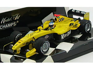 JORDAN - F1 FORD EJ14 N 18 RACE VERSION 2004 N.HEIDFELD - YELLOW BLACK /Minichamps 1/43 �~�j�J�[