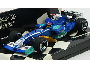 SAUBER - F1 PETRONAS C24 N 11 RACE VERSION 2005 J.VILLENEUVE - BLUE YELLOW /Minichamps 1/43 ~jJ[