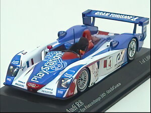 AUDI - R8 TEAM ORECA N 4 1000Km SPA-FRANCORSCHAMPS 2005 ORTELLI - GOUNON - WHITE BLUE /Minichamps 1/43 �~�j�J�[