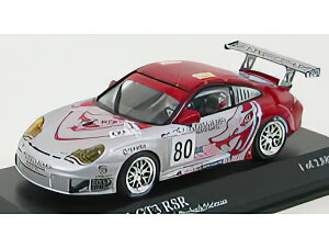 PORSCHE - 911 996 GT3RSR N 80 3rd GT2 CLASS 24h LE MANS 2005 VAN-OVERBEEK - SILVER RED /Minichamps 1/43 �~�j�J�[