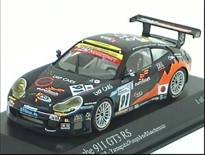 PORSCHE - 911 996 GT3RS T2M MOTORSPORT N 91 24h LE MANS 2005 YAMAGISHI - POMPIDOU - BLANCHEMAIN - BLACK ORANGE /Minichamps 1/43 ~jJ[