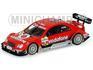 MERCEDES BENZ - CLK-CLASS AMG TEAM VODAFONE N D. HILL BRANDS HATCH 2006 - RED SILVER /Minichamps 1/43 ~jJ[