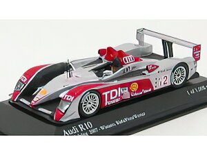 AUDI - R10 N 2 WINNER 12h SEBRING 2007 - PIRRO BIELA WERNER - SILVER RED /Minichamps 1/43 ~jJ[