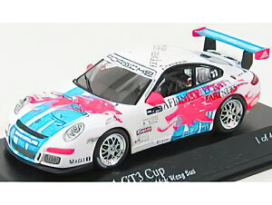 PORSCHE - 911 GT3 N 33 CARRERA CUP ASIA MACAU 2007 M.WENG SUN - WHITE LIGHT BLUE RED /Minichamps 1/43 �~�j�J�[