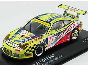 PORSCHE - 911 996 GT3 RS TEAM AUTORACINGCLUB BRATISLAVA N 77 12h SEBRING 2008 KONOPKA - MccORMICK - CASADEI - YELLOW RED BLUE /Minichamps 1/43 ミニカー