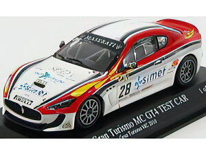 MASERATI - GRANTURISMO MC GT4 COUPE N 28 TROFEO GRANTURISMO MC 2010 SMURRA - WHITE RED /Minichamps 1/43 �~�j�J�[