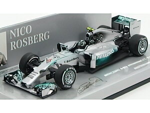 MERCEDES GP - F1 W05 AMG PETRONAS N 6 SEASON 2014 NICO ROSBERG - SILVER GREEN /Minichamps 1/43 ~jJ[