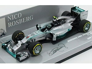 MERCEDES GP - F1 W05 AMG PETRONAS N 6 ABU DHABI GP 2014 NICO ROSBERG - SILVER GREEN /Minichamps 1/43 ~jJ[