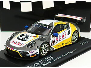 PORSCHE - 911 991-2 GT3 R TEAM ROWE RACING N 998 2nd 24h SPA 2019 F.MAKOWIECKI - P.PILET - N.TANDY - GREY WHITE YELLOW /Minichamps 1/43 �~�j�J�[