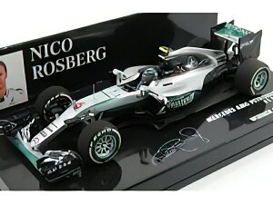MERCEDES GP - F1 W07 HYBRID AMG PETRONAS N 6 WINNER CHINESE GP NICO ROSBERG 2016 WORLD CHAMPION - SILVER GREEN /Minichamps 1/43 ~jJ[