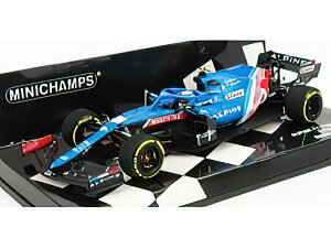 RENAULT - F1 A521 RENAULT E-TECH 20B TEAM ALPINE N 31 BAHRAIN GP 2021 ESTEBAN OCON - BLUE MET RED WHITE /Minichamps 1/43 ~jJ[