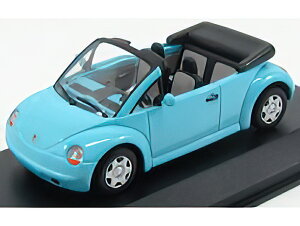 VOLKSWAGEN - NEW BEETLE CABRIOLET CONCEPT CAR 1994 - LIGHT BLUE /Minichamps 1/43 ~jJ[
