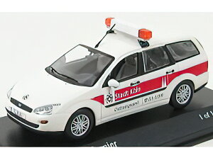 FORD ENGLAND - FOCUS TURNIER ORDNUNGSAMT KOLN 1997 - WHITE RED /Minichamps 1/43 �~�j�J�[