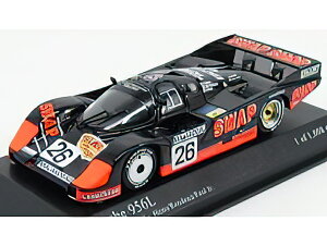 PORSCHE - 956 TEAM HENN'S T-BIRD Swap SHOP 2nd N 26 24h LE MANS 1984 J.RONDEAU - J.PAUL JR. - RED BLACK /Minichamps 1/43 ~jJ[