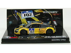 AUDI - R8 LMS N 102 24h NURBURGRING 2010 STUCK - HEYER - BRESLIN - JONS - YELLOW MATT BLACK /Minichamps 1/43 ~jJ[