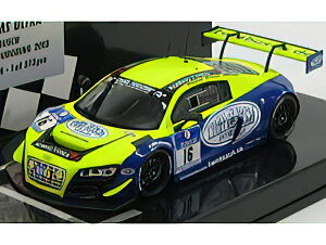 AUDI - R8 LMS ULTRA N 16 24h ADAC NURBURGRING 2013 BUSCH - BUSCH - YELLOW BLUE /Minichamps 1/43 �~�j�J�[