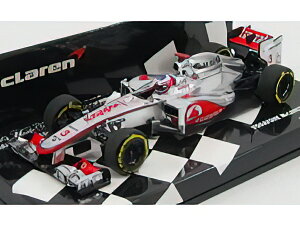 McLAREN - F1 MP4-27 MERCEDES N 3 RACE VERSION 2012 JENSON BUTTON - SILVER RED /Minichamps 1/43 ~jJ[