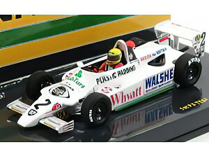 RALT TOYOTA - F1 RT3 N 2 1st F3 TEST SILVERSTONE SEPTEMBER 1982 AYRTON SENNA - WHITE /Minichamps 1/43 ~jJ[
