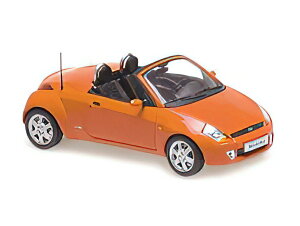 y\z2023N\FORD ENGLAND - STREETKA CABRIOLET SPIDER 2003 - ORANGE MET /Minichamps 1/43 ~jJ[