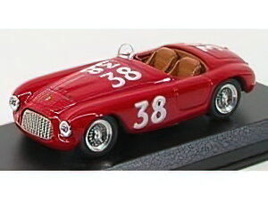 FERRARI - 166MM SPIDER N 38 WINNER SILVERSTONE 1950 A.ASCARI - RED /ART-MODELART-MODEL 1/43~jJ[