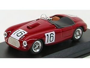 FERRARI - 166 SPIDER N 16 PARIGI 1950 CHINETTI - LUCAS - RED /ART-MODELART-MODEL 1/43~jJ[