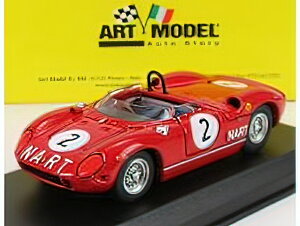 FERRARI - 275P NART ch.0812 SPIDER N 2 CANADA GP 1964 W.HANSGEN - RED /ART-MODELART-MODEL 1/43~jJ[