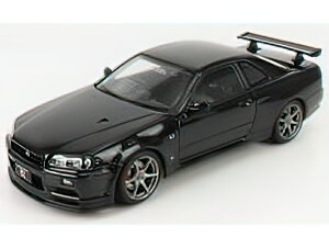 NISSAN - SKYLINE GT-R (R34) V-SPECII 2001 - BLACK PEARL /Autoart 1/18 ~jJ[