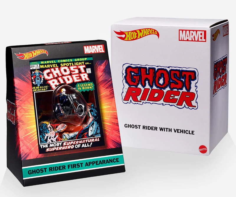 Hot Wheelsホットウィール MARVEL Ghost Riderゴーストライダー バイク & フィギュア海外限定 1/64 | ラストホビー