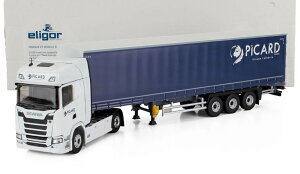 SCANIA S500 TRUCK TELONATO PICARD TRANSPORTS 2021 �z���C�g/�u���[/ ELIGOR 1/43 �~�j�J�[