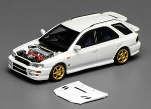 �y�\��z2026�N�����\��SUBARU IMPREZA WRX SW STATION WAGON 2001 �z���C�g/ MOTORHELIX 1/64 �~�j�J�[