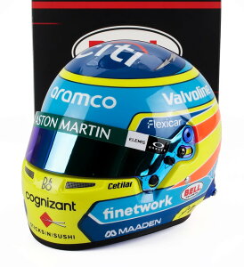 BELL HELMET CASCO HELMET F1 FERNANDO ALONSO `[ ASTON MARTIN ARAMCO N 14 SEASON 2025 CG[/u[/ MINI HELMET 1/2 ~jJ[