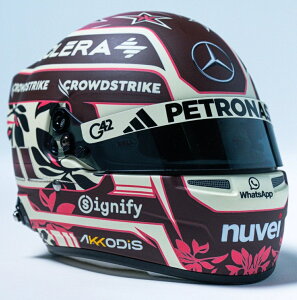 �y�\��z2026�N�����\��BELL HELMET F1 �w�����b�g �A���h���A�E�L�~�E�A���g�l�b�� TEAM MERCEDES AMG #12 �}�C�A�~GP 2025 / MINI HELMET 1/2 �~�j�J�[