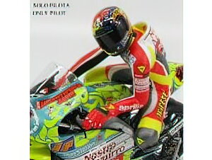 tBMA- FIGURE VALENTINO ROSSI WORLD CHAMPION MOTOGP 1999 (PIEGA) - RED YELLOW BLACK /Minichamps~j`vX 1/12 ~jJ[