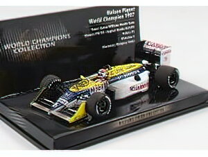 WILLIAMS - F1 FW11B HONDAz_N 6 WORLD CHAMPION DIRTY VERSION SEASON 1987 NELSON PIQUET - BLUE YELLOW WHITE /Minichamps~j`vX 1/43 ~jJ[