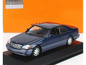 MERCEDES BENZ�����Z�f�X�x���c - S-CLASS 600SEC COUPE 1992 - BLUE MET /Minichamps�~�j�`�����v�X 1/43 �~�j�J�[
