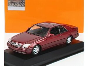 MERCEDES BENZ�����Z�f�X�x���c - S-CLASS 600SEC COUPE 1992 - RED MET /Minichamps�~�j�`�����v�X 1/43 �~�j�J�[