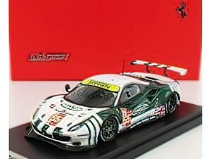 FERRARI�t�F���[�� - 488 GTE EVO 3.9L TURBO V8 TEAM SPIRIT OF RACE N 55 24h LE MANS 2021 D.CAMERON - M.GRIFFIN - D.PEREL - WHITE GREEN /LOOKSMART 1/43 �~�j�J�[
